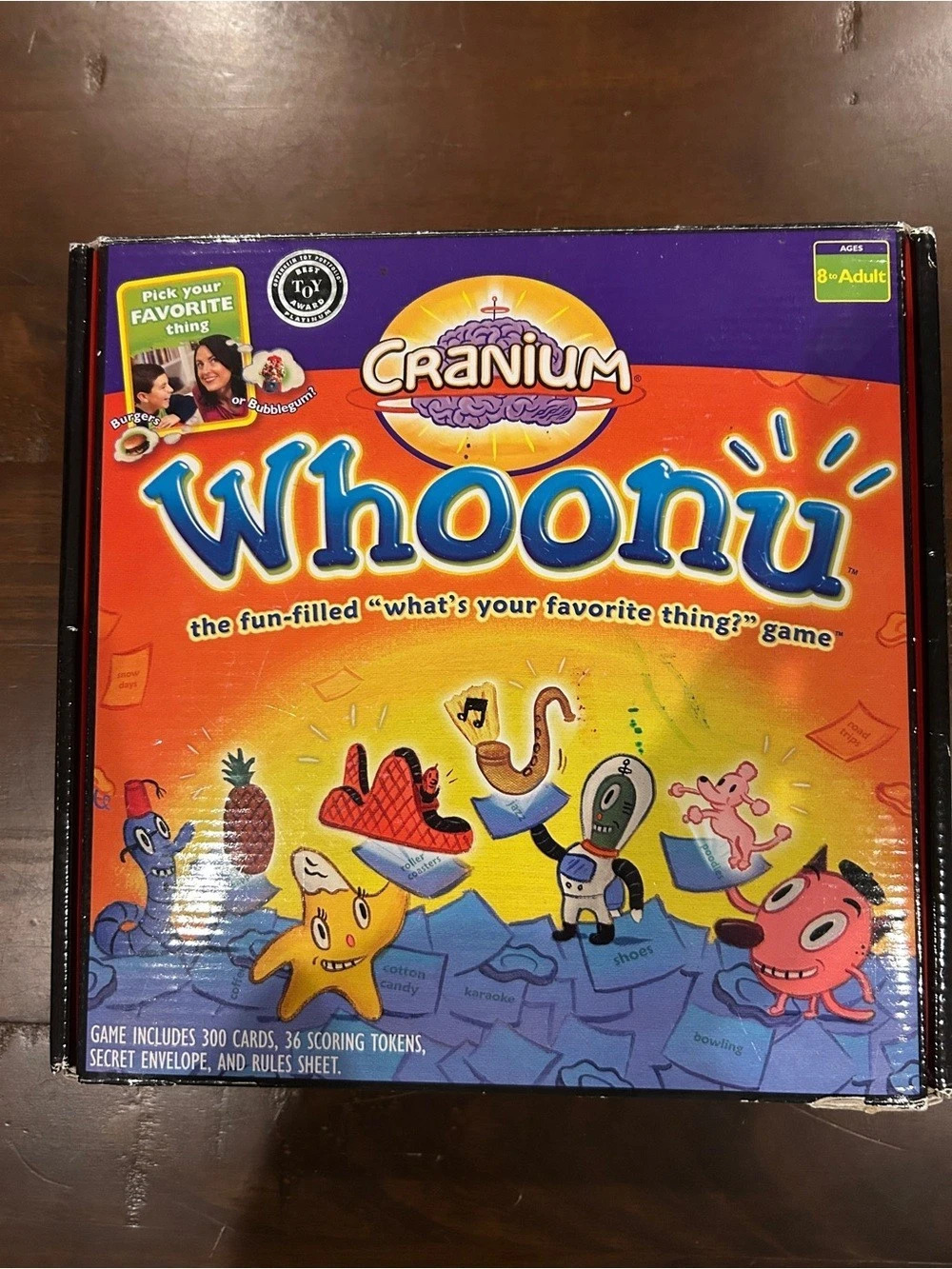 Cranium Whoonu Board Game Party Game Like New